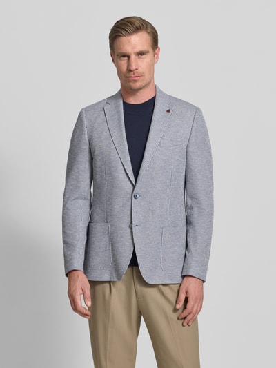 ROY ROBSON Slim Fit 2-Knopf-Sakko mit Reverskragen Bleu 4