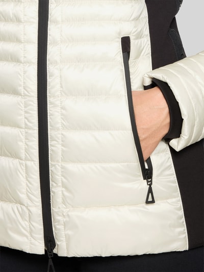 Gil Bret Slim fit gewatteerd jack met tweewegritssluiting Offwhite - 6