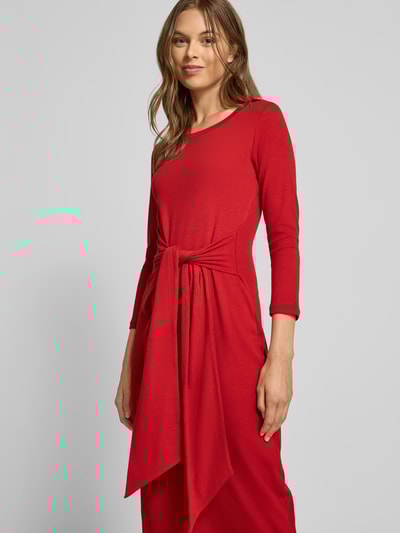 Lauren Ralph Lauren Sukienka midi z wiązanym detalem model ‘IMALAH’ Czerwony 3