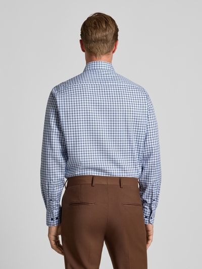 ETERNA Comfort fit zakelijk overhemd met button-downkraag Bleu - 5