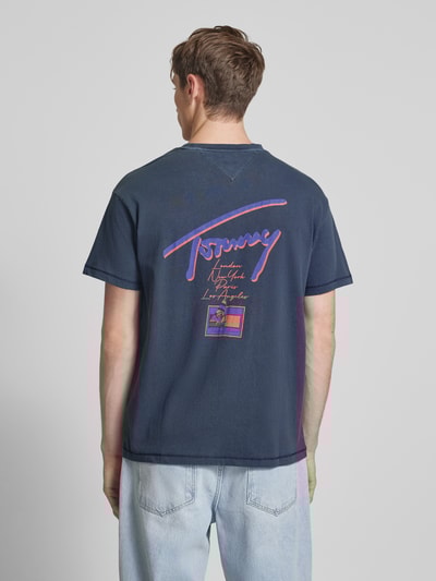 Tommy Jeans Relaxed Fit T-Shirt aus reiner Baumwolle Marine 5