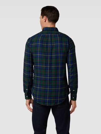 Polo Ralph Lauren Koszula casualowa o kroju custom fit ze wzorem w szkocką kratę Granatowy 5