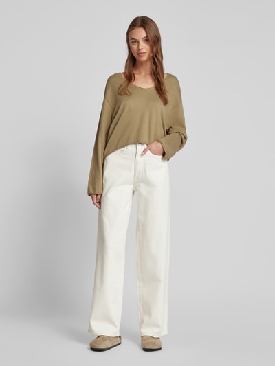 Vila Jeans met 5-pocketmodel, model 'FREYA' Offwhite - 1