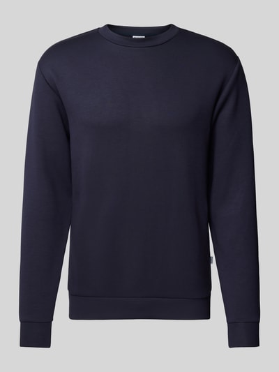 SELECTED HOMME Sweatshirt mit gerippten Abschlüssen Modell 'EMANUEL' Marine 2