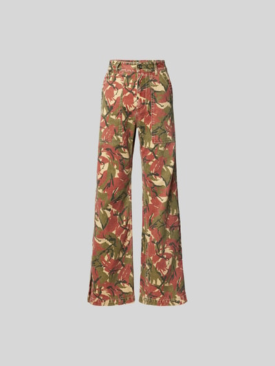 Rabanne Stoffhose mit Eingrifftaschen Khaki 2
