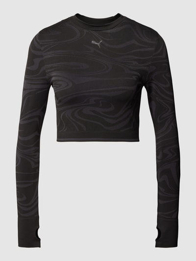 PUMA PERFORMANCE Korte top met labeldetail Zwart - 2