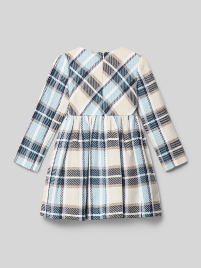 Mayoral Sukienka z kokardą i plisami Granatowy 3