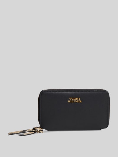 Tommy Hilfiger Portemonnaie aus echtem Rindsleder Black 1