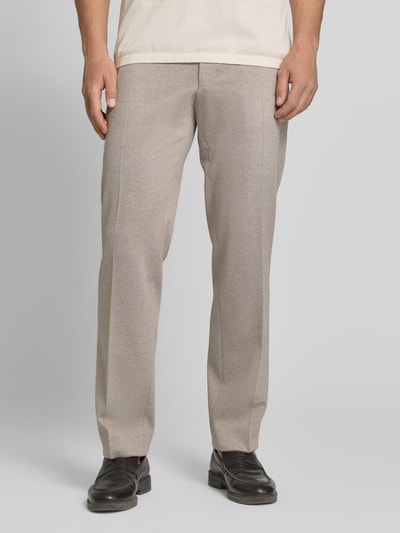 JOOP! COLLECTION Slim Fit Anzughose mit Bügelfalten Modell 'Brad' Beige 4