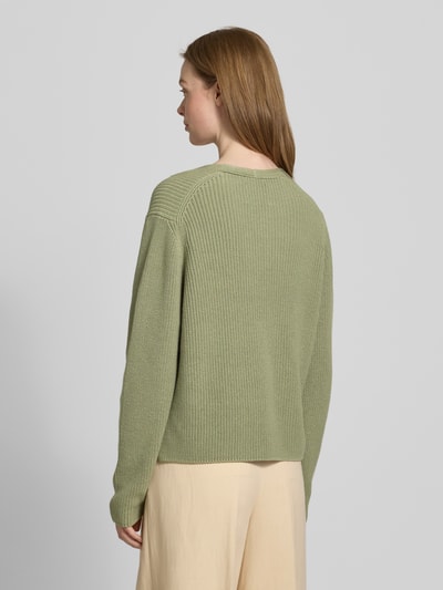 Marc O'Polo Relaxed Fit Strickjacke aus reiner Baumwolle Lind 5