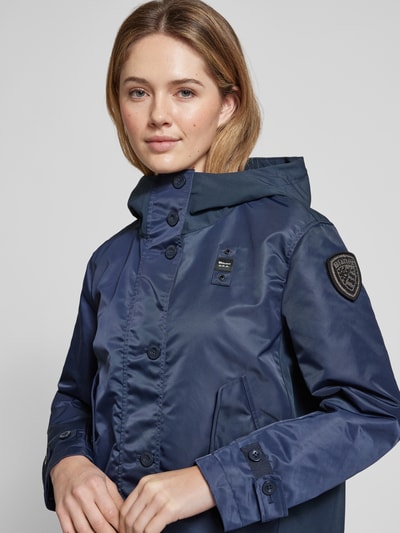 Blauer Usa Jacke mit Kapuze Modell 'MARCELA' Dunkelblau 3