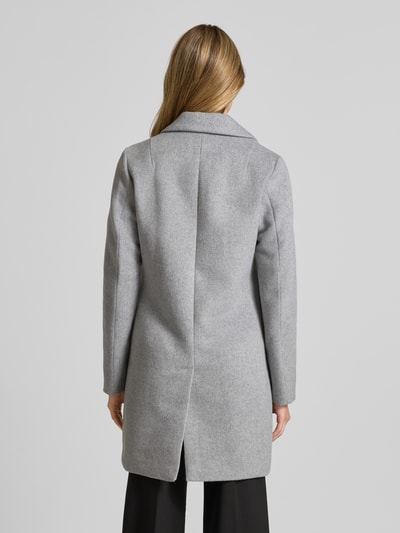 Tom Tailor Denim Slim Fit Mantel mit Woll-Anteil Hellgrau 5