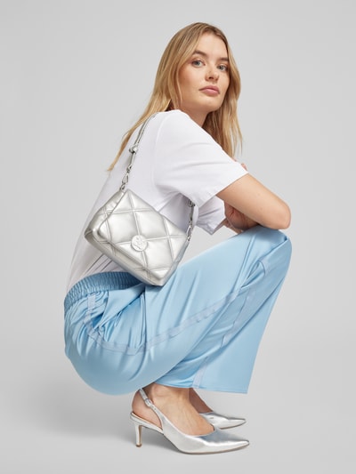 JOOP! Jeans Crossbodytas met labeldetail, model 'confetto' Zilver - 1