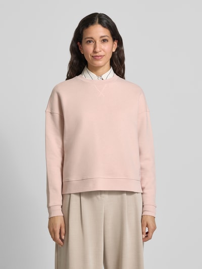 Weekend Max Mara Regular fit sweatshirt van katoenmix, model 'GERBA' Lichtroze - 4