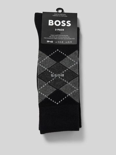 BOSS Socken mit Label-Detail im 2er-Pack Black 3