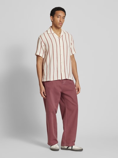 Jack & Jones Regular fit vrijetijdsoverhemd met resortkraag, model 'COBA' Rood - 1