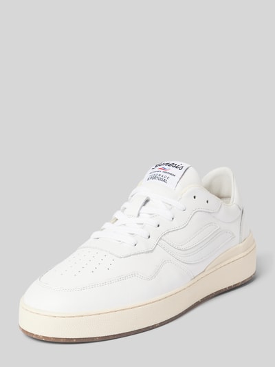 Genesis Sneaker mit Label-Patch Modell 'Soley Porto' Weiss 1