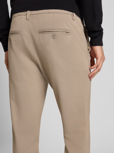 Only & Sons Slim Fit Chino aus Viskose-Mix Modell 'MARK' Beige 3