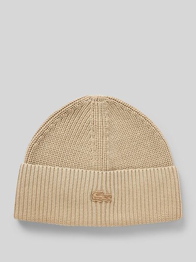 Lacoste Beanie met logobadge Beige - 1