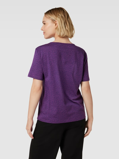 Esprit T-Shirt mit Allover-Muster Fuchsia 5