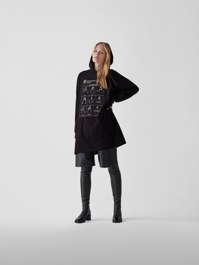 MM6 Maison Margiela Hoodie mit Motiv-Print Schwarz 1