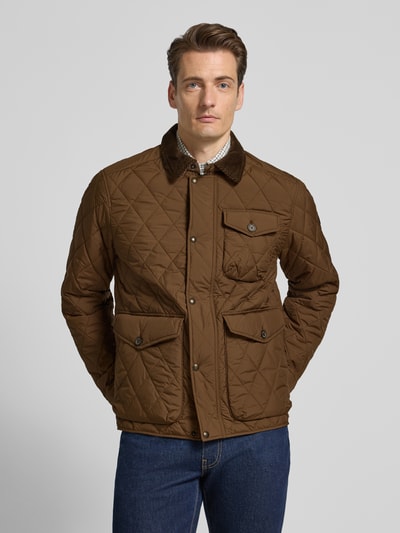 Polo Ralph Lauren Kurtka pikowana z wykładanym kołnierzem model ‘BEATON’ Średniobrązowy 4