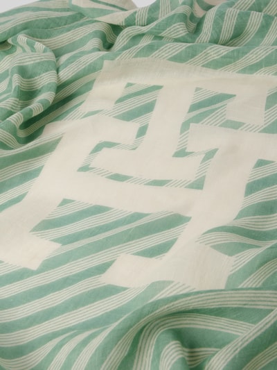 Tommy Hilfiger Sjaal van linnen Lichtgroen - 2