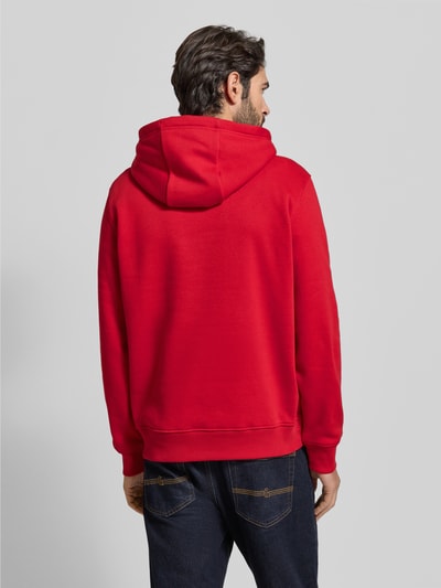 Tommy Hilfiger Regular fit hoodie van katoenmix Rood - 5