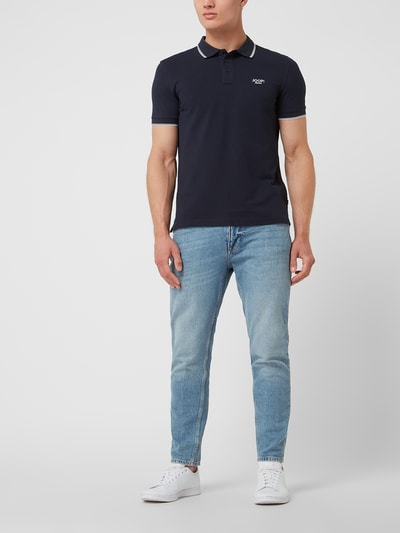 JOOP! Jeans Poloshirt aus Piqué Modell 'Agnello' Marine 1