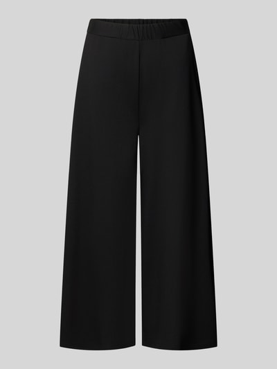 Produktfoto, Wide Fit Hose mit Viskose-Anteil Modell 'Nanni' von FREE/QUENT, schwarze Farbe, elastischer Bund, fließende Textur