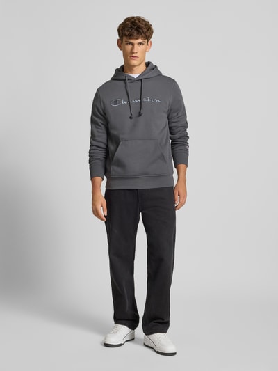 CHAMPION Bluza z kapturem i kieszenią kangurką Antracytowy 1