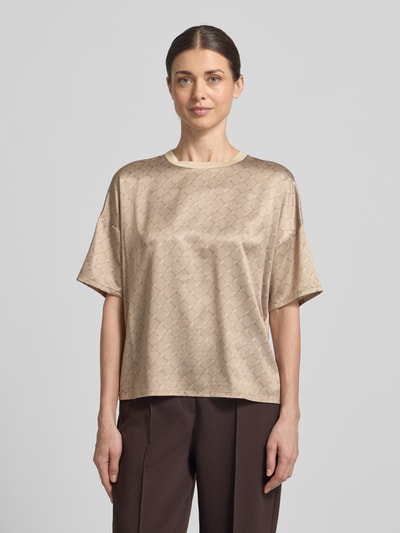 JOOP! T-Shirt aus Viskose-Elasthan-Mix Modell 'Tracy' Camel 4