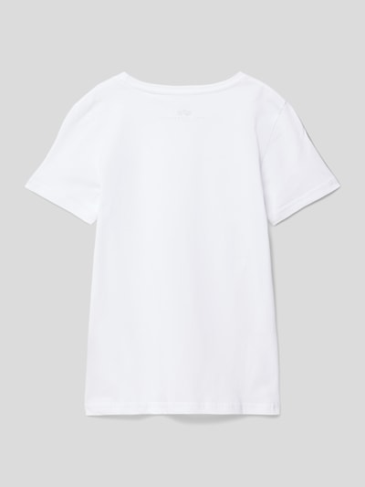 Alpha Industries T-shirt met labelprint Wit - 3