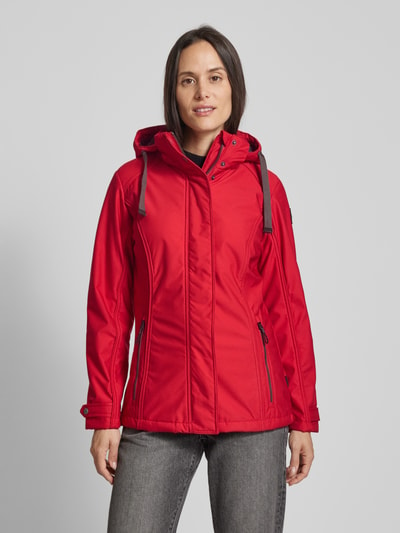 G.I.G.A. DX Softshelljacke mit Reißverschlusstaschen Rot 4