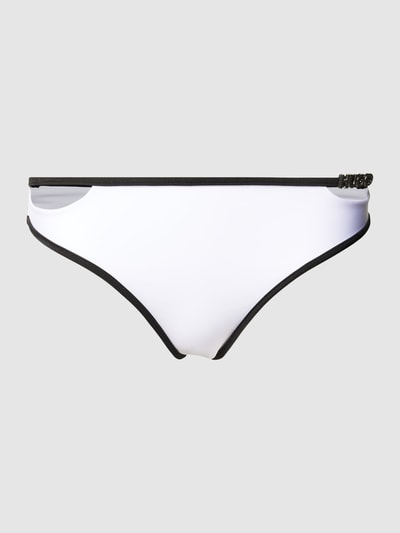 HUGO Bikini-Hose mit Applikation Weiss 1