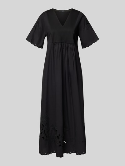 Weekend Max Mara Vloeiende vrijetijdsjurk van puur katoen model 'TARTUFO' Zwart - 2