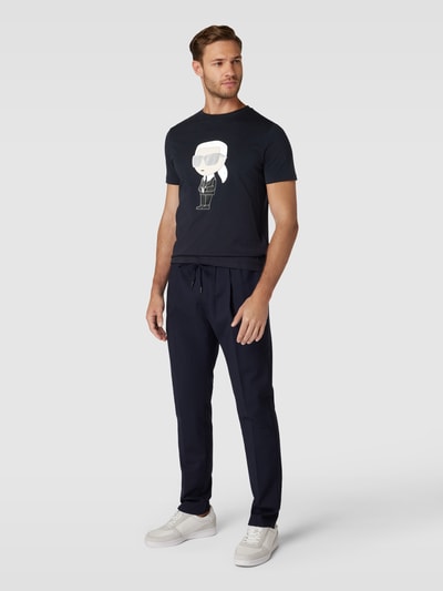 Karl Lagerfeld T-Shirt mit Motiv-Print Marine 1