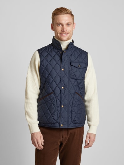 Polo Ralph Lauren Steppweste mit Stehkragen Modell 'BEATON' Marine 4