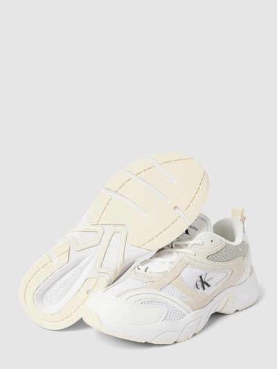 Calvin Klein Jeans Chunky Sneaker mit Label-Details Modell 'RETRO TENNIS' Weiss 4