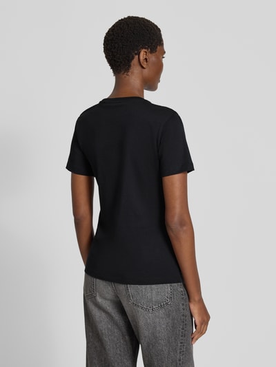 JOOP! T-shirt z detalem z logo model ‘Tori’ Czarny 5