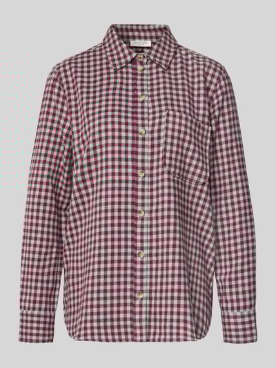 Christian Berg Woman Regular Fit Hemdbluse mit Brusttasche Kirsche 2