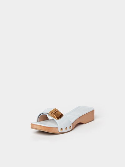 Jacquemus Sandalette mit Schnalle Blau 2