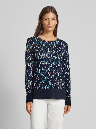 Betty Barclay Gebreide pullover met ronde hals Petrol - 4