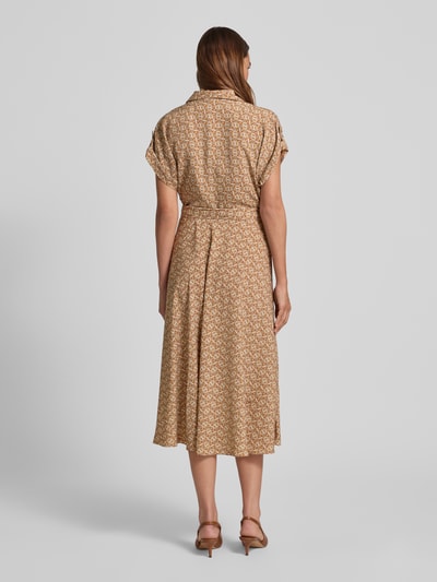 Lauren Ralph Lauren Sukienka koszulowa z wiązanym paskiem model ‘FRATILLIO’ Beżowy 5