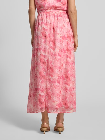 VERO MODA Uitlopende maxirok met elastische band model 'SMILLA' Roze - 5