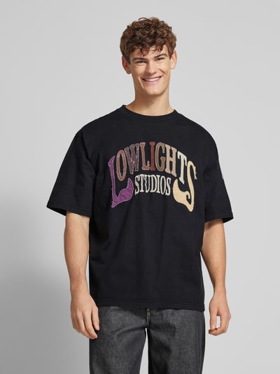 Low Lights Studios T-Shirt mit Label-Details Black 4