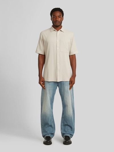 G-Star RAW Regular Fit Freizeithemd aus reiner Baumwolle Offwhite 1