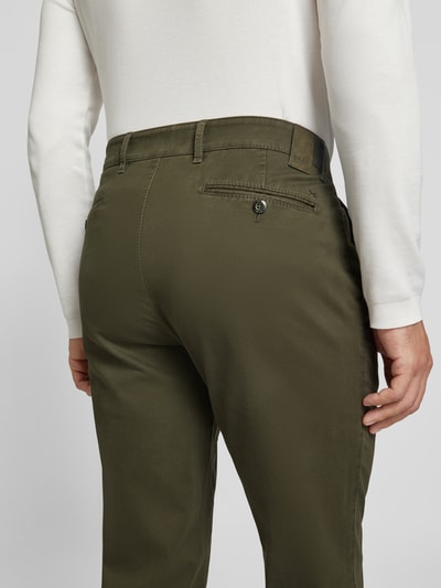 Brax Straight Leg Chino mit Paspeltasche Modell 'EVEREST' Oliv 3