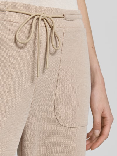 ICHI Hose mit elastischem Bund Modell 'KATE PIQUE' Sand 3