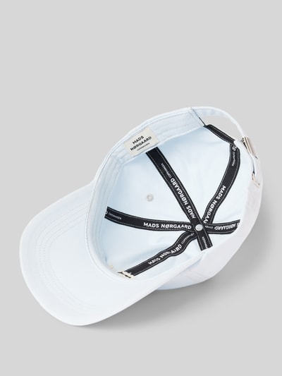 MADS NØRGAARD Basecap mit Label-Stitching Hellblau 2
